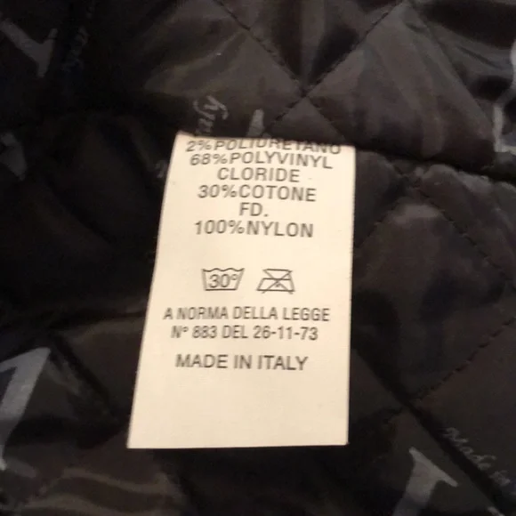 Black Faux Leather Jacket Mens Large - Picture 4 of 12